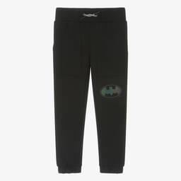 DKNY-Black Cotton Batman Joggers | Childrensalon Outlet