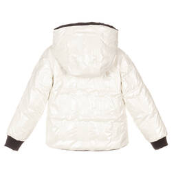 DKNY-Black & Ivory Reversible Jacket | Childrensalon Outlet