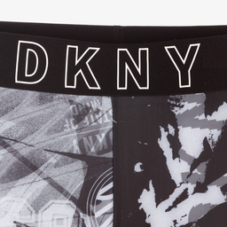 DKNY-Черно-белые легинсы с принтом | Childrensalon Outlet
