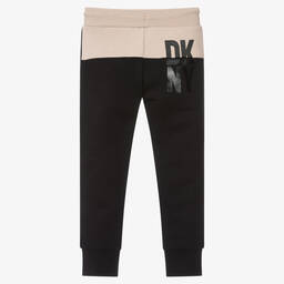 DKNY-Черные хлопковые джоггеры для мальчиков | Childrensalon Outlet