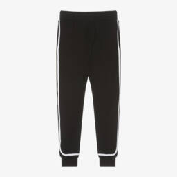 DKNY-Boys Black Sporty Joggers | Childrensalon Outlet