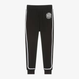 DKNY-Boys Black Sporty Joggers | Childrensalon Outlet
