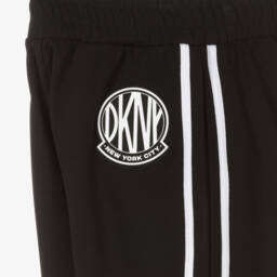 DKNY-Boys Black Sporty Joggers | Childrensalon Outlet