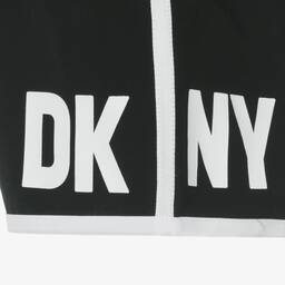 DKNY-شورت سباحة لون أسود وأبيض للأولاد | Childrensalon Outlet