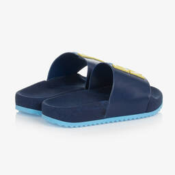 DKNY-شبشب سلايدرز مطاط لون كحلي للأولاد | Childrensalon Outlet