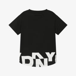 DKNY-Классическая черная хлопковая футболка для мальчиков | Childrensalon Outlet