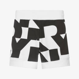 DKNY-شورت قطن للأولاد بطبعة أحادية اللون | Childrensalon Outlet