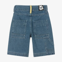 DKNY-Boys Denim Blue Utility Shorts | Childrensalon Outlet