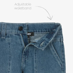 DKNY-Boys Denim Blue Utility Shorts | Childrensalon Outlet