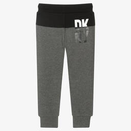 DKNY-Серые хлопковые джоггеры для мальчиков | Childrensalon Outlet