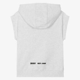 DKNY-Серая вязаная толстовка на молнии для мальчиков | Childrensalon Outlet