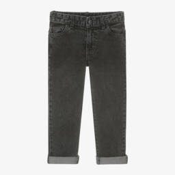 DKNY-Boys Grey Slim Denim Trousers | Childrensalon Outlet