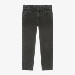 DKNY-Boys Grey Slim Denim Trousers | Childrensalon Outlet