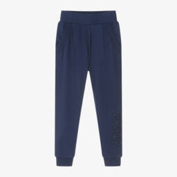 DKNY-Boys Navy Jersey Joggers | Childrensalon Outlet