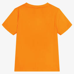 DKNY-تيشيرت قطن لون برتقالي للأولاد | Childrensalon Outlet