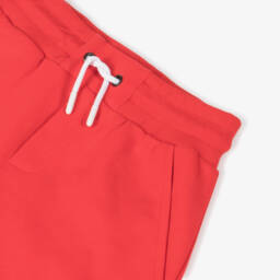 DKNY-Шорты из хлопка алого цвета для мальчиков | Childrensalon Outlet