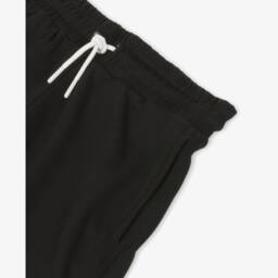 DKNY-Boys Sleek Black Athletic Shorts | Childrensalon Outlet