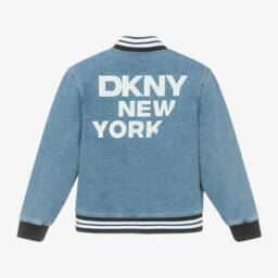 DKNY-Boys Urban Blue Cotton Jacket | Childrensalon Outlet