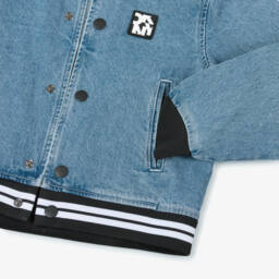 DKNY-Boys Urban Blue Cotton Jacket | Childrensalon Outlet