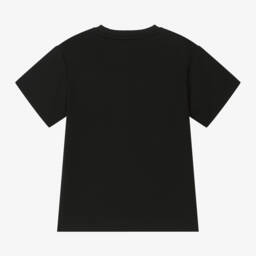 DKNY-تي شيرت أسود بشعار الجامعة للأولاد | Childrensalon Outlet