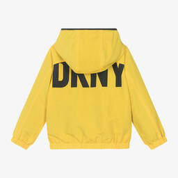 DKNY-Boys Yellow & Black Reversible Jacket | Childrensalon Outlet