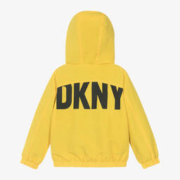 DKNY-Boys Yellow & Black Reversible Jacket | Childrensalon Outlet