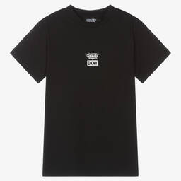 DKNY-Черное хлопковое платье Looney Tunes | Childrensalon Outlet