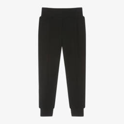 DKNY-Girls Black Heart Cotton Joggers | Childrensalon Outlet