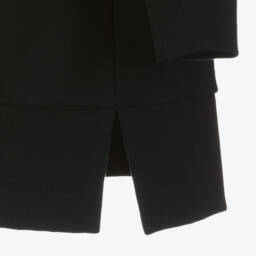 DKNY-Girls Black Hooded Dress with Rhinestones | Childrensalon Outlet