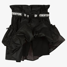 DKNY-Girls Black Logo Skirt | Childrensalon Outlet