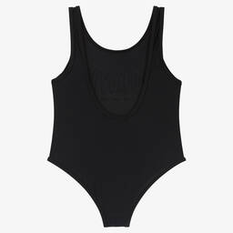 DKNY-Girls Black Logo Swimsuit | Childrensalon Outlet