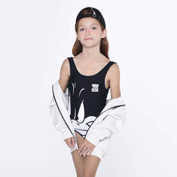 DKNY-Girls Black Looney Tunes Swimsuit | Childrensalon Outlet