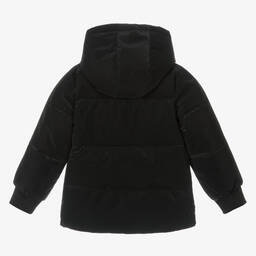 DKNY-Girls Black Puffer Jacket | Childrensalon Outlet