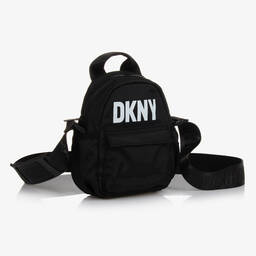 دكني-حقيبة كتف كانفاس لون أسود للبنات (19 سم) | Childrensalon Outlet