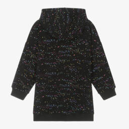 DKNY-Girls Black Starry Hooded Dress | Childrensalon Outlet