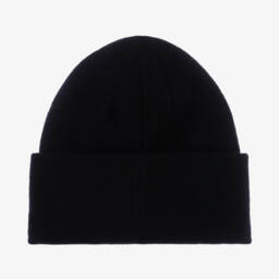 DKNY-Girls Black Viscose Blend Beanie | Childrensalon Outlet