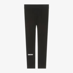 DKNY-Girls Charcoal Soft Knit Leggings | Childrensalon Outlet