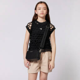 DKNY-Girls Classic Beige Summer Shorts | Childrensalon Outlet