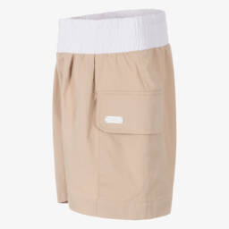 DKNY-Girls Classic Beige Summer Shorts | Childrensalon Outlet