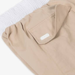 DKNY-Girls Classic Beige Summer Shorts | Childrensalon Outlet