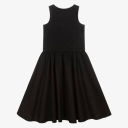 DKNY-Girls Elegant Black Midi Dress | Childrensalon Outlet