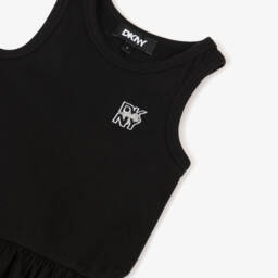 DKNY-Girls Elegant Black Midi Dress | Childrensalon Outlet