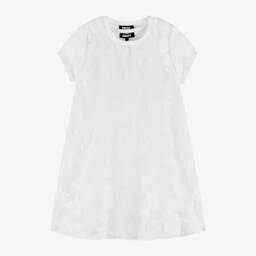 DKNY-طقم أبيض أنيق للبنات بطبقات متعددة | Childrensalon Outlet