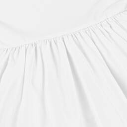 DKNY-Girls Elegant White Midi Dress | Childrensalon Outlet