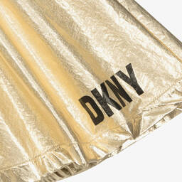 DKNY-Girls Gold Metallic Skirt | Childrensalon Outlet