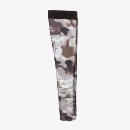 DKNY-Girls Green Camo Logo Leggings | Childrensalon Outlet