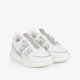 DKNY-Кремовые сетчатые кроссовки для девочек | Childrensalon Outlet