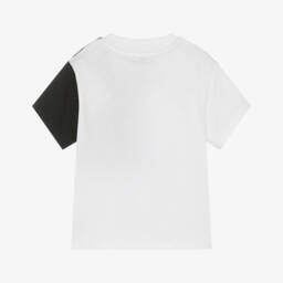 DKNY-Girls Monochrome Organic Cotton Tee | Childrensalon Outlet
