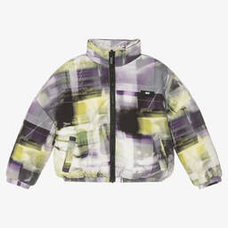 DKNY-Girls NYC Lights Reversible Jacket | Childrensalon Outlet