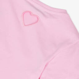 DKNY-Футболка с сердцем NY розовая для девочек | Childrensalon Outlet